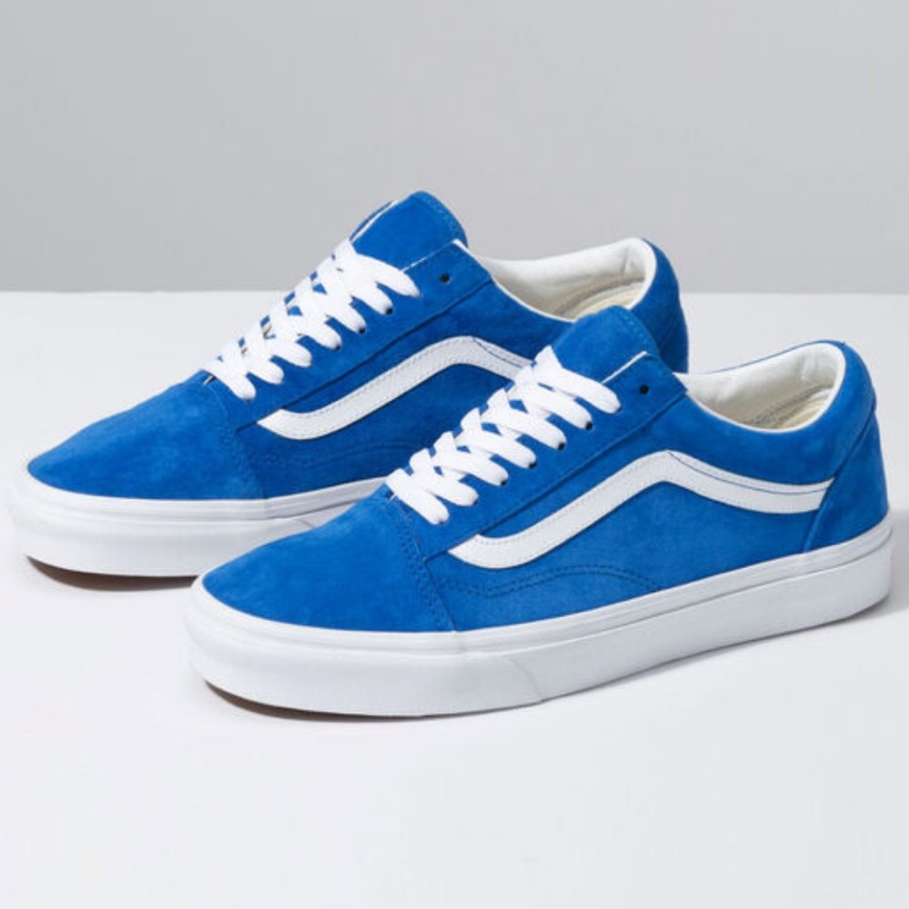 blue pig suede old skool vans